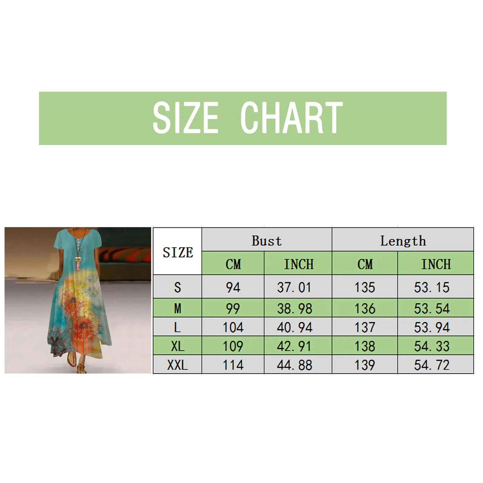 

2021 Summer Fashion Short Sleeve Boho Maxi Dress Women Plus Size Print Daily Casual Short Sleeve Vintage Bohemian O-Neck Dress