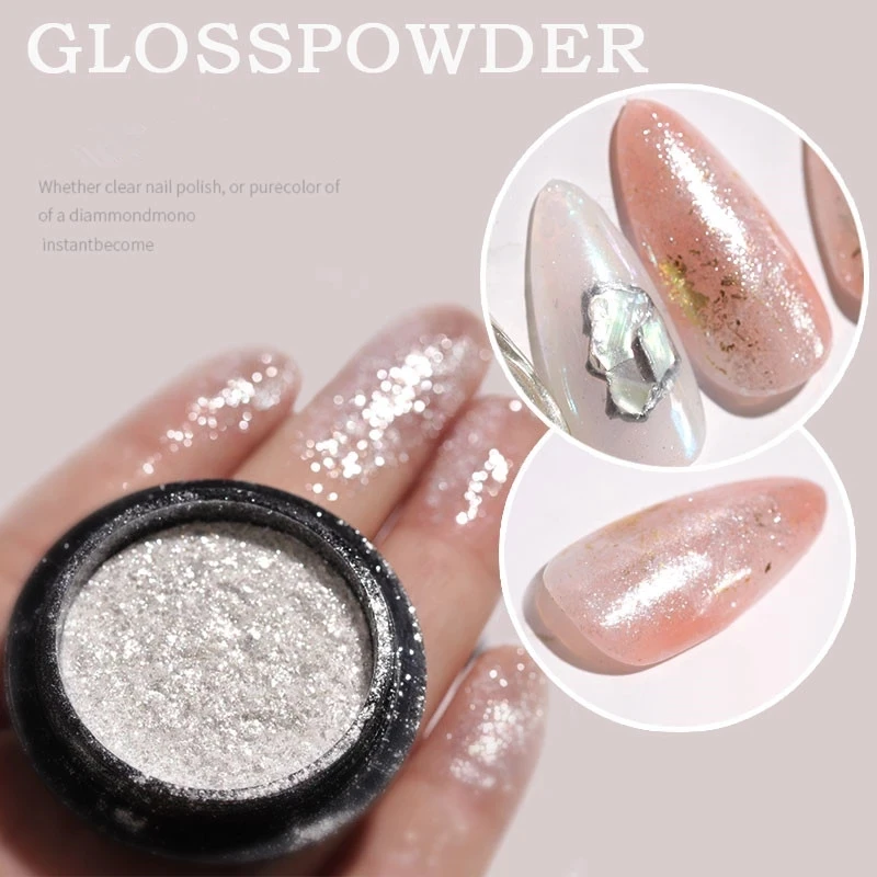 1 Box HOT Fairy Manicure Glitter High Gloss Nail Powder Chrome Nails Pigment Gel Polish Accessories Dust | Красота и здоровье