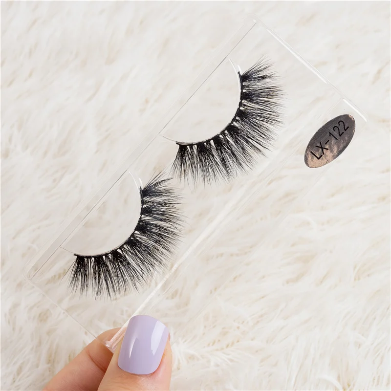 

Natural mink eyelash eyelash box packaging cutsom private label own logo brand real eyelashes mink