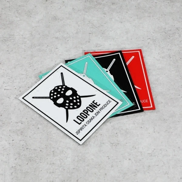 

Автомобильный Стайлинг виниловая петля один Осака в японском стиле мотоциклетный велосипедный шлем наклейки 12x9,2 см