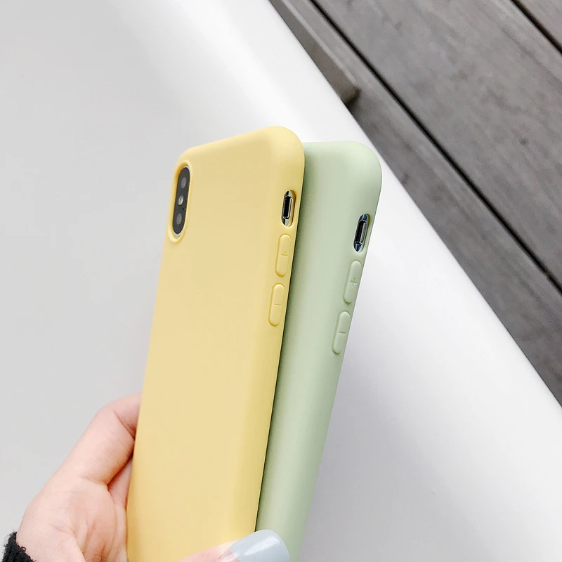 Карамельный цвет чехол для samsung Galaxy S6 S7 край S8 S9 плюс S10E J2 pro 2018 Note 5 9 10 A5 2017 A520 A510