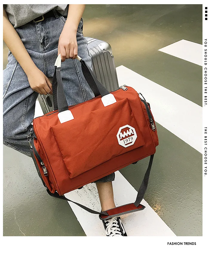 Новинка 2020 дешевая дорожная сумка для спортзала отделение обуви спортивные