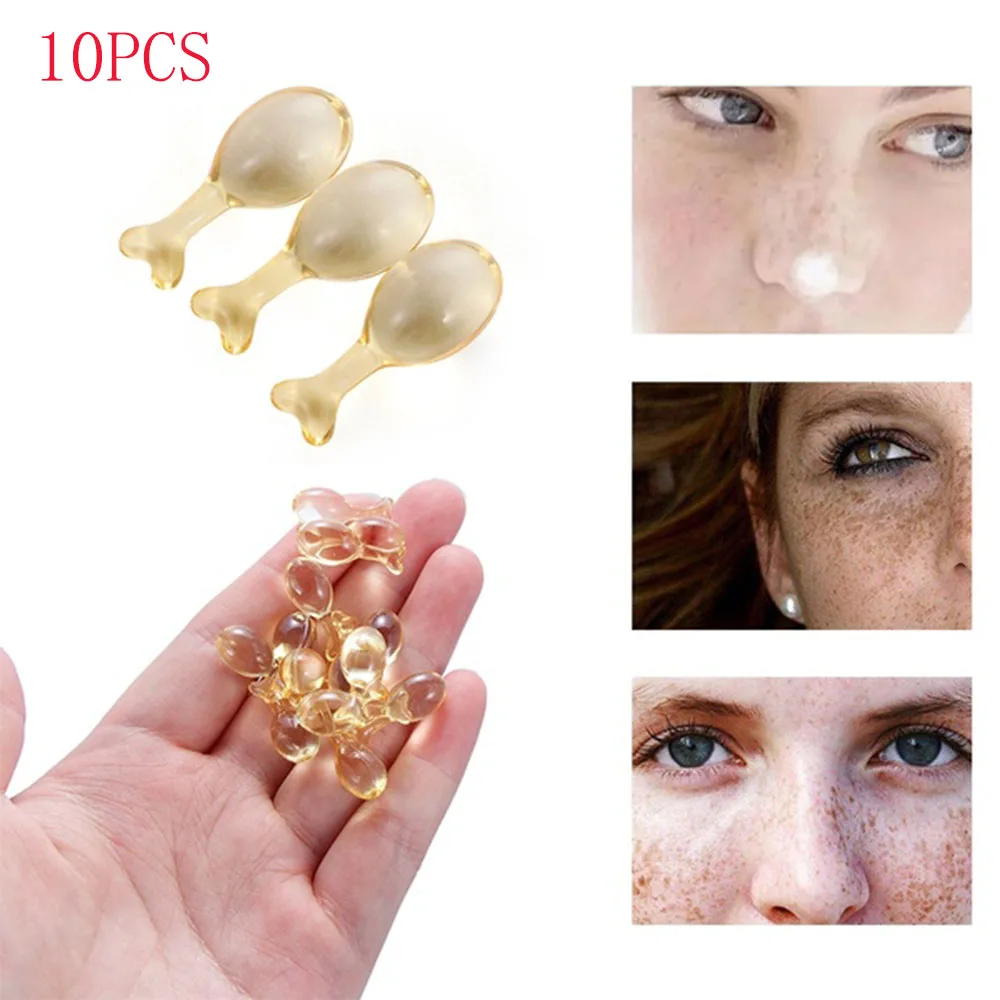 10 шт. отбеливающая антивозрастная Сыворотка для лица с гиалуроновой