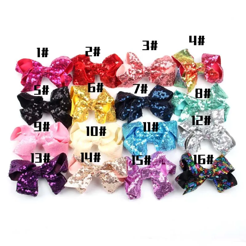 Горячие детские бутиковые заколки для волос с золотым блестящим бантом