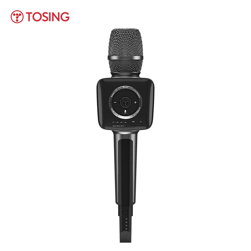 Микрофон Tosing V1 для смартфона HIFI bluetooth/FM/UHF /EOV/AUX IN/наушники Ручной беспроводной