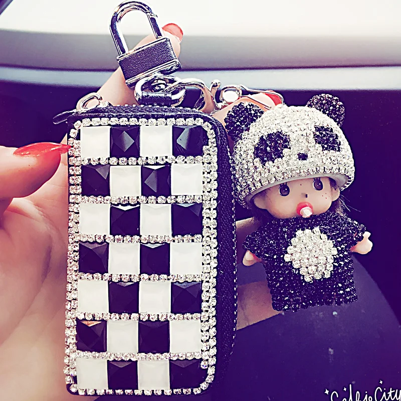 

Симпатичный чехол для автомобильных ключей, защитный чехол для ключей, универсальный автомобильный мультяшный чехол для ключей, брелок с п...