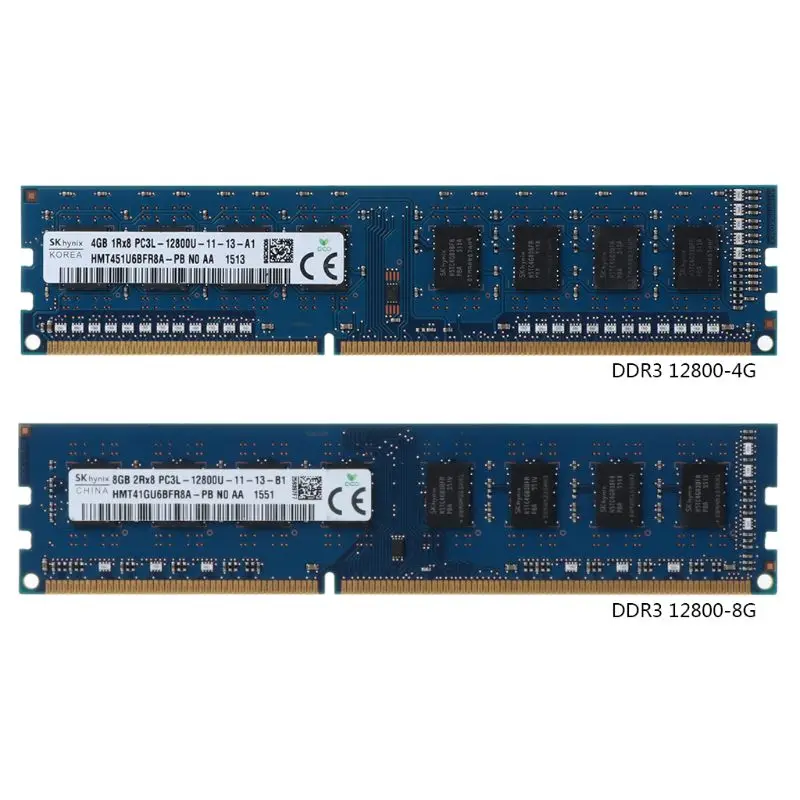 4 ГБ/8 ГБ DDR3 PC3-12800S 1600 МГц PC12800 ram DIMM модуль для чипсета Hynix Настольный ПК памяти
