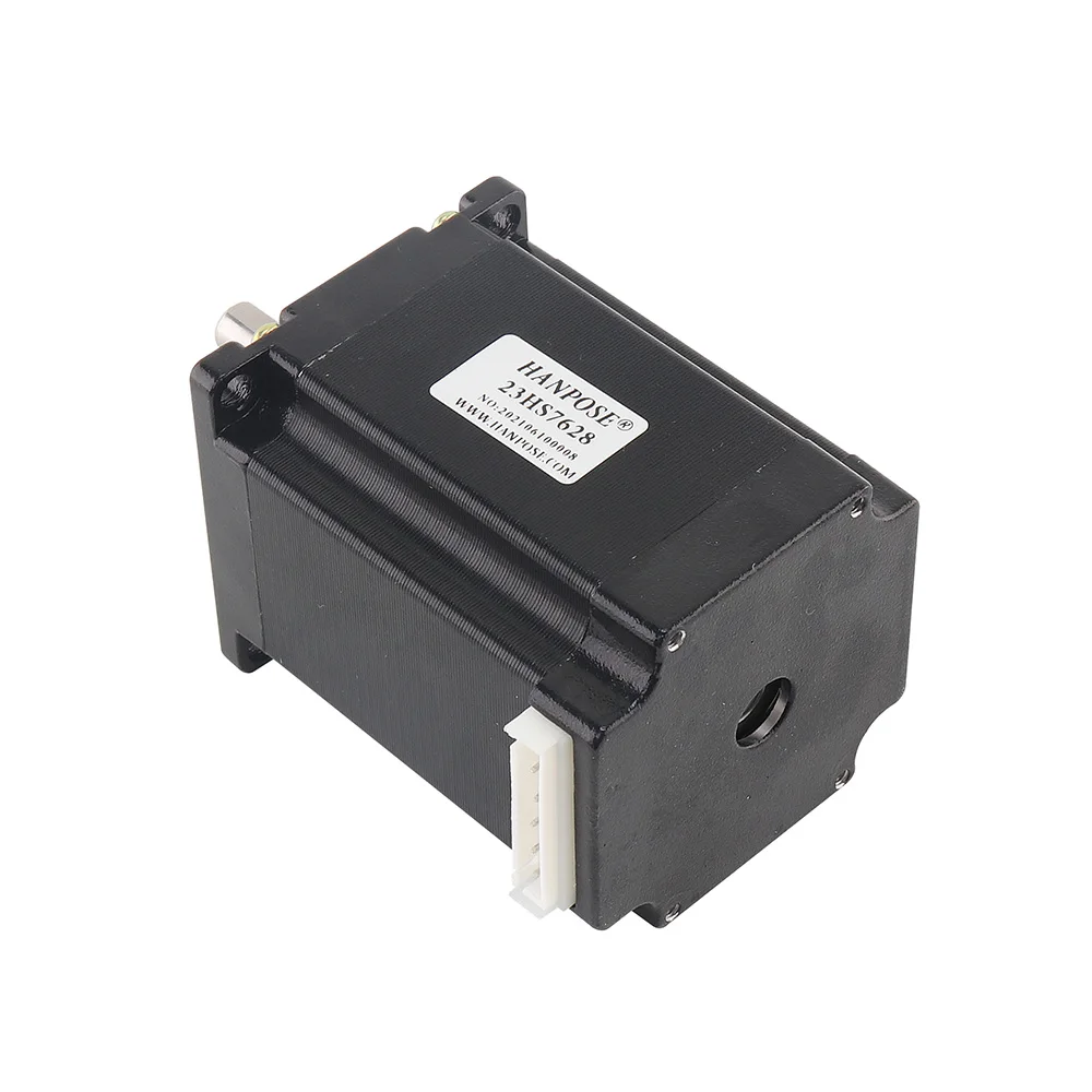 Шаговый электродвигатель Nema23 2 фазы 4-lead 2.8A 189N.cm 76mm 1.8deg 23HS762 8 аксессуары для ЧПУ
