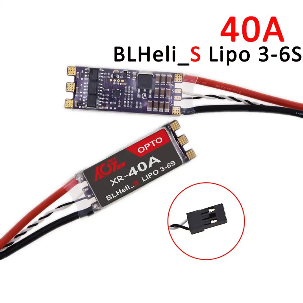 AGF XR 40A DSHOT600 blheli _ S бесщеточный ESC 3 6S для радиоуправляемого квадрокоптера FPV