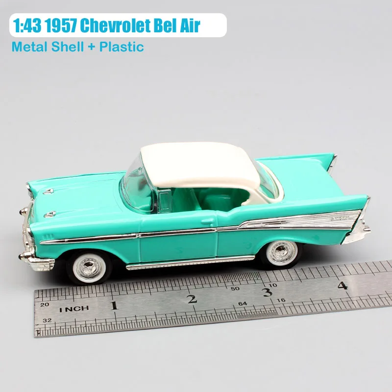 1/43 масштаб дорожный знак Ретро 1957 Chevrolet Bel Air Hardtop coupe автомобиль металлический литой модель-копия игрушки для детей