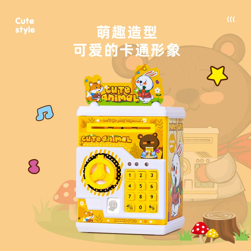 Электронная копилка для детей с паролем монет банкоматов сейф автоматический