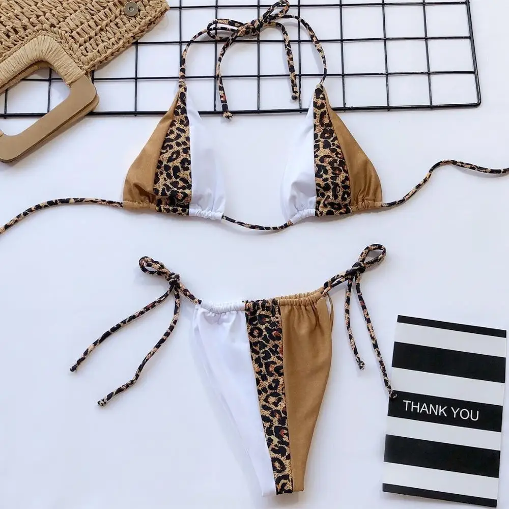 2020 новые женские сексуальные купальники в европейском стиле с лоскутным принтом