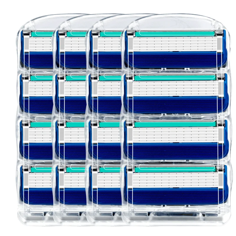 Бритвенные лезвия для Gillette Fusion сменные Мужские t образные головки 5 слоев кассеты