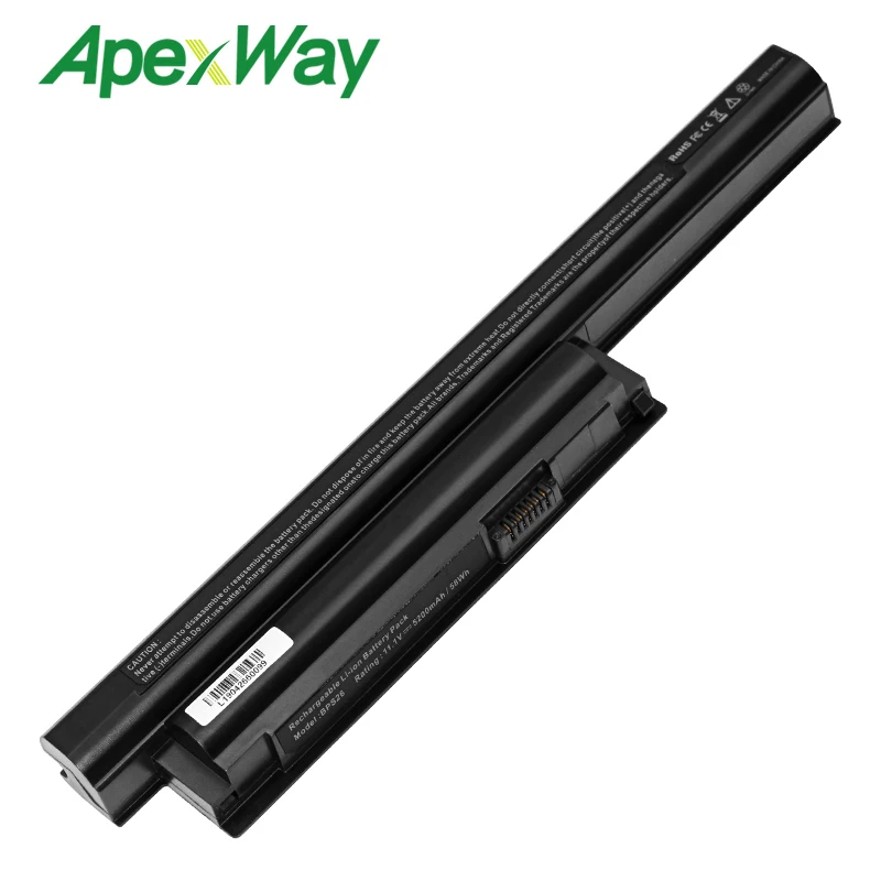 ApexWay Аккумулятор для Sony Vaio BPS26 VGP BPL26 BPS26A vgp bps26 SVE17 VPC CA CB EG EH 1711q1rw|Аккумуляторы