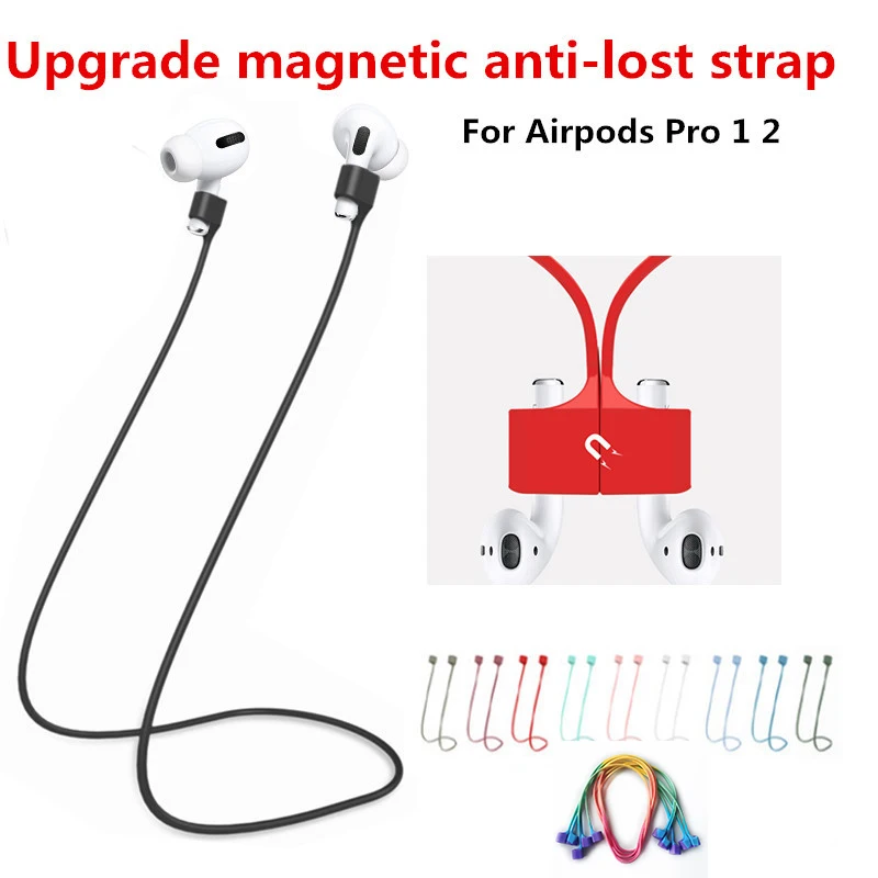 

Силиконовая оболочка для Apple Airpods pro 1 2, антипотеря, оболочка с короткой оболочкой, аксессуары, 3 uds./2 uds./1 Uds.