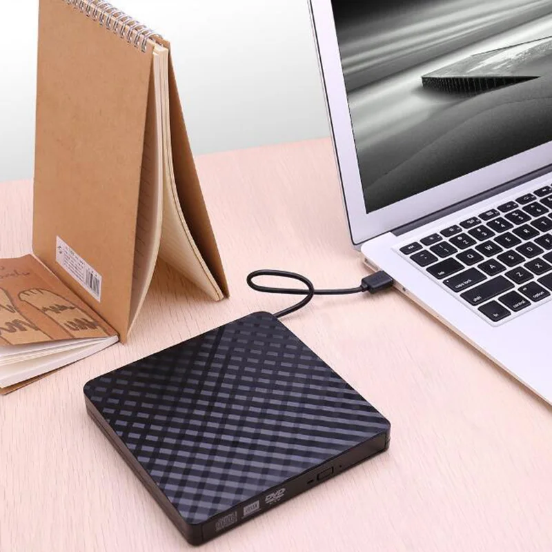 

External DVD CD Drive Portable Ultra-thin USB 3.0 Rewriter Writer Burners High Speed Data Transfer for Laptop PC New Arr
