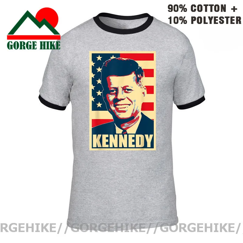 Великолепная футболка с изображением истории и политики Джона Ф Кеннеди