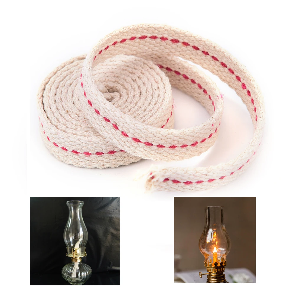 

High Quality Cotton light core Horse Lamp Wick Soot Oil Lamp Cotton Light Wick 1M