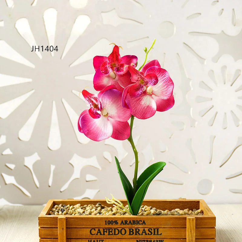Rose-3 1 шт., шелковые мини-бабочки, искусственные цветы, синие, желтые, красные, для дома, вечерние, свадебные, искусственные украшения, цветы - Цвет: Rose-3
