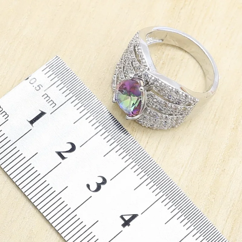 Серебряный цвет с радужным цирконом искусственная кожа для свадьбы дня рождения