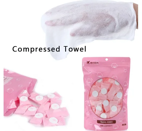 

Magical Travel Compressed Towel Outdoor Mini Disposable Cotton Portable Face Towel Soft Napkin Perfect Tissue Cleaning Wipes