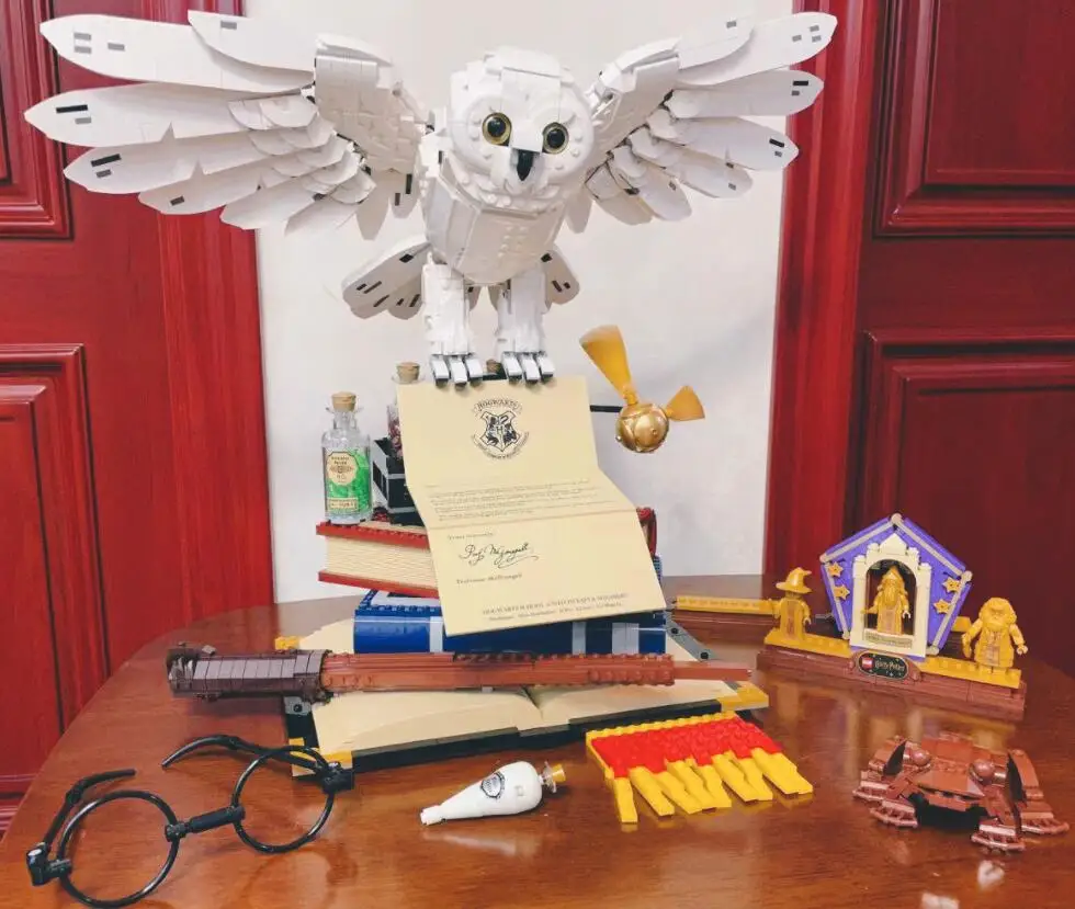 

2021 NEW Famous Magic Movie 76391 76394 Delivery Owl Phoenix Model Building Blocks Bricks Children Educational Toys Xmas Gifts