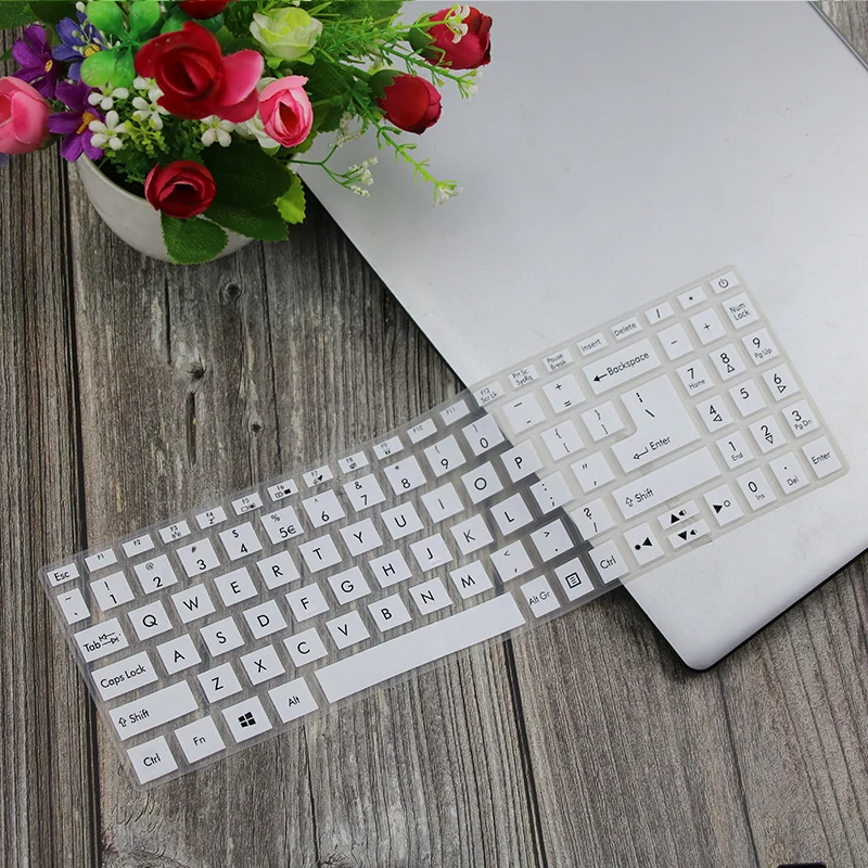 white Ноутбук Тетрадь клавиатура кожного покрова для acer Aspire 5 A515-52 A515-52G A515-52K A515-52KG a515-53g a515-54 a515-54g 15,6'' - Цвет: white