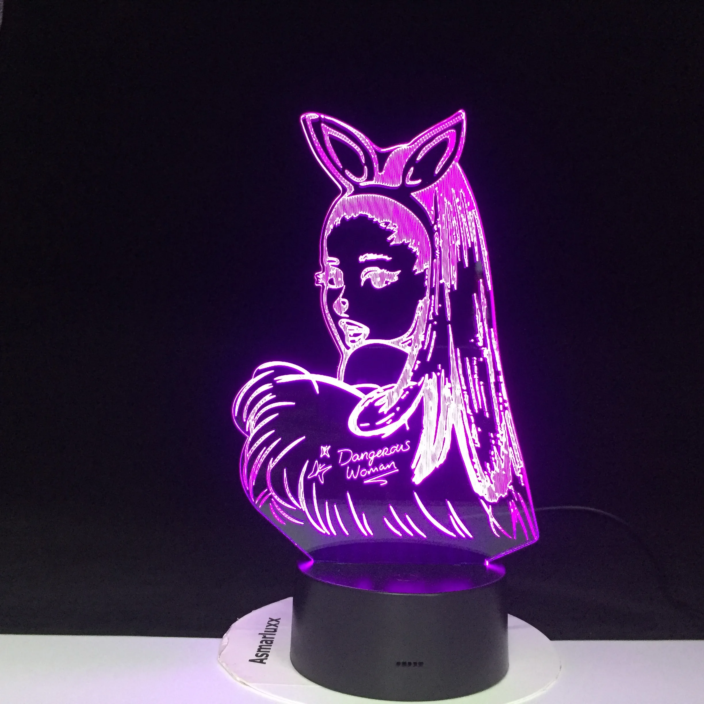 

Celebrity Singer Poster Cat Girl Fans Gift for Bedroom Decorative 3d Led Night Light 3d Lamp Table Nightlight 3987