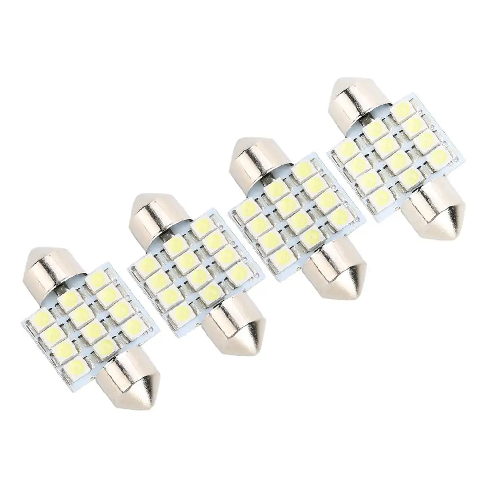 Светодиодный светильник ПА для чтения автомобиля лампа 31 мм Festoon 12 SMD купольный