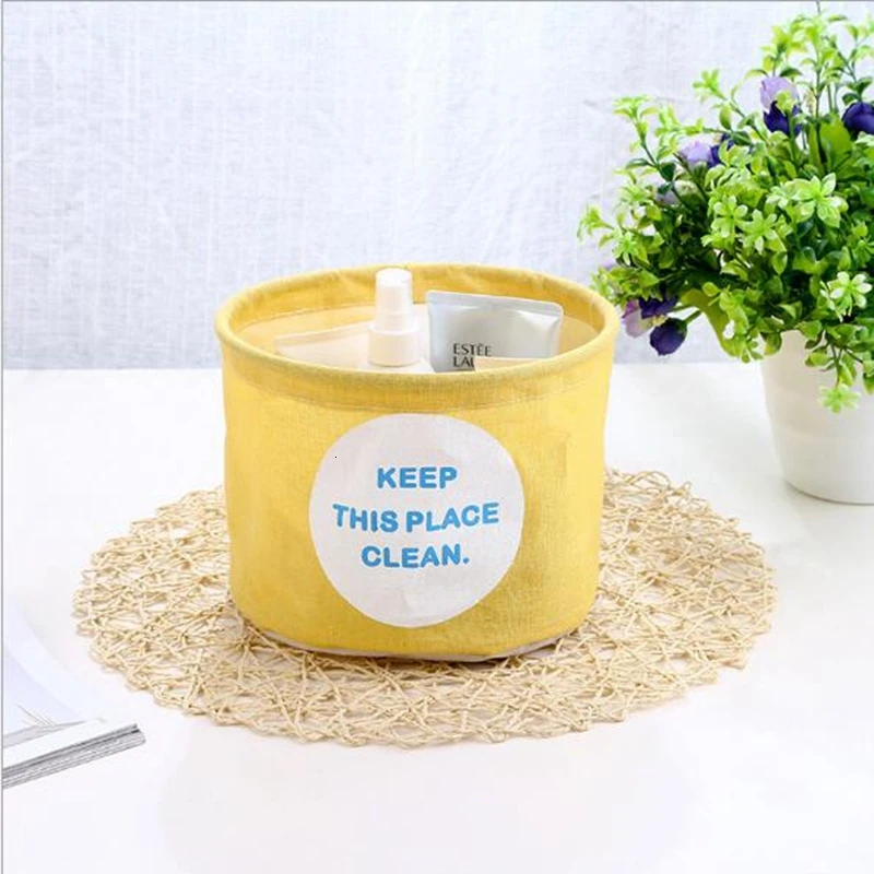 Симпатичная корзина для белья настольных ПК сумка коробка мелочей маленькие