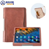 leather case for lenovo yoga smart tab 5 yt x705f premium tablet cover for yoga tab 5 10 1 yt x705m lx with hand holder funda