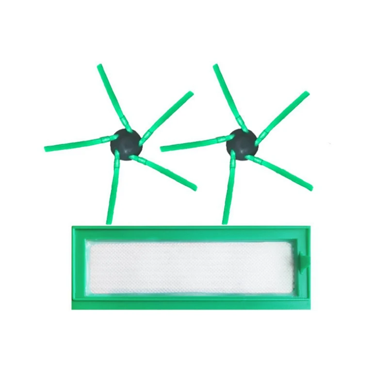 

Main Brush Side Brush HEPA Filter Sweeping Robot Replacement Accessories for Vorwerk Kobold VR200 VR300 Sweeping Robot