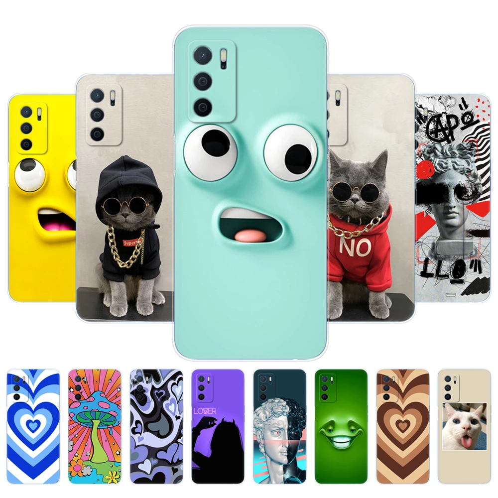 

For OPPO A16 Case For OPPO A16S Soft Case Phone Back Cover For OPPOA16 OPPOA16S Bumper OPPO A 16 S 16S Silicon Funda 6.52 inch