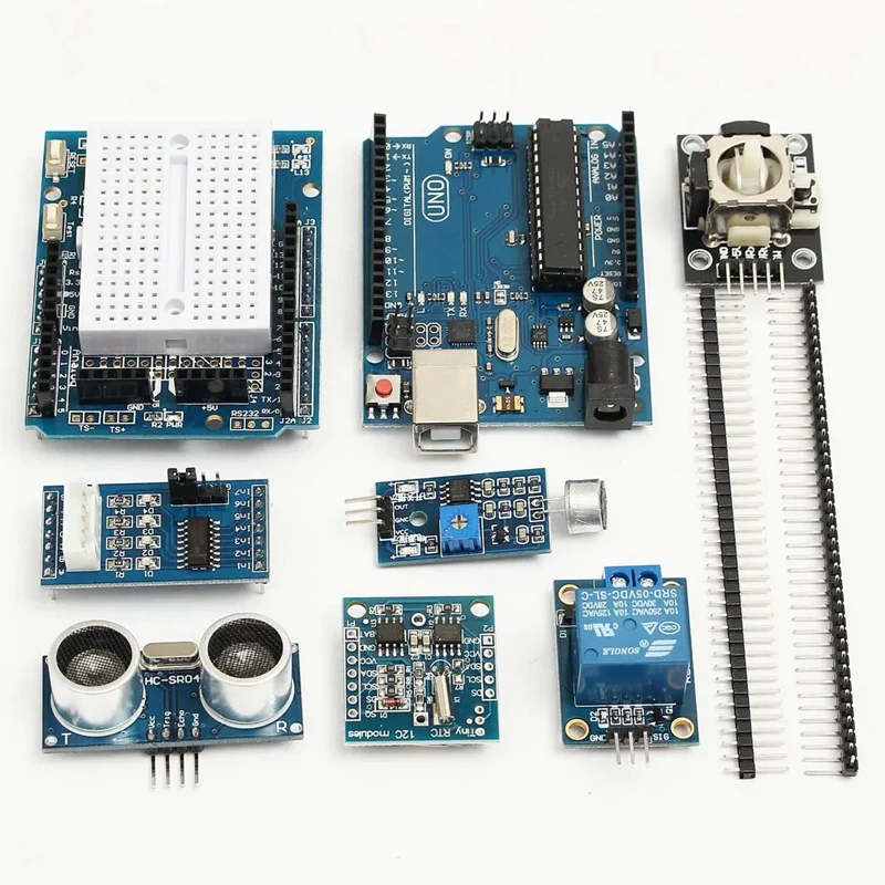 Для UNO R3 стартовый набор 1602 LCD сервопривод ультразвуковой мотор светодиодный