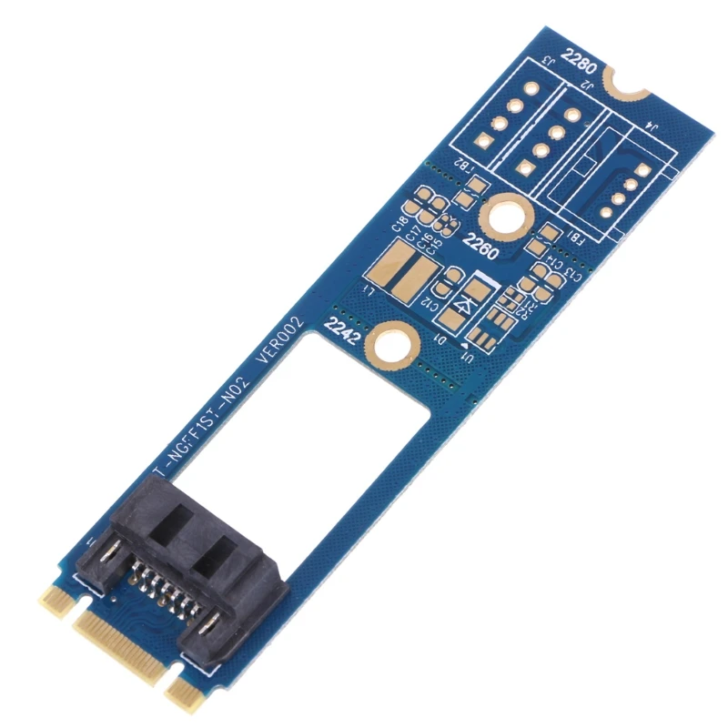 M.2 NGFF до 7 Pin SATA III 3 SSD адаптер плата преобразователя PCB|Компьютерные кабели и