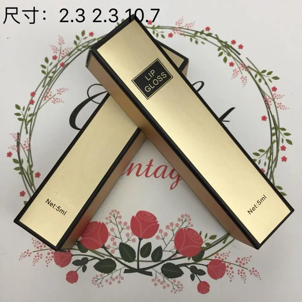 Упаковочная коробка для косметики 23*23*107 мм цветная упаковочная флакона блеска