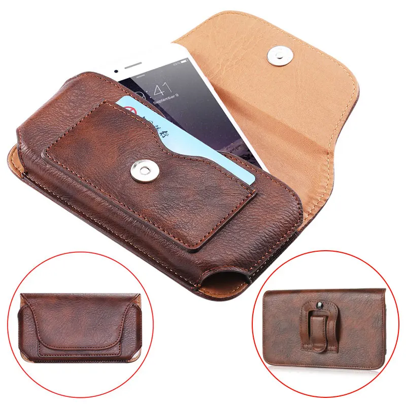 Поясной чехол для телефона iphone 11 Pro Max деловая поясная сумка зажим ремня откидная