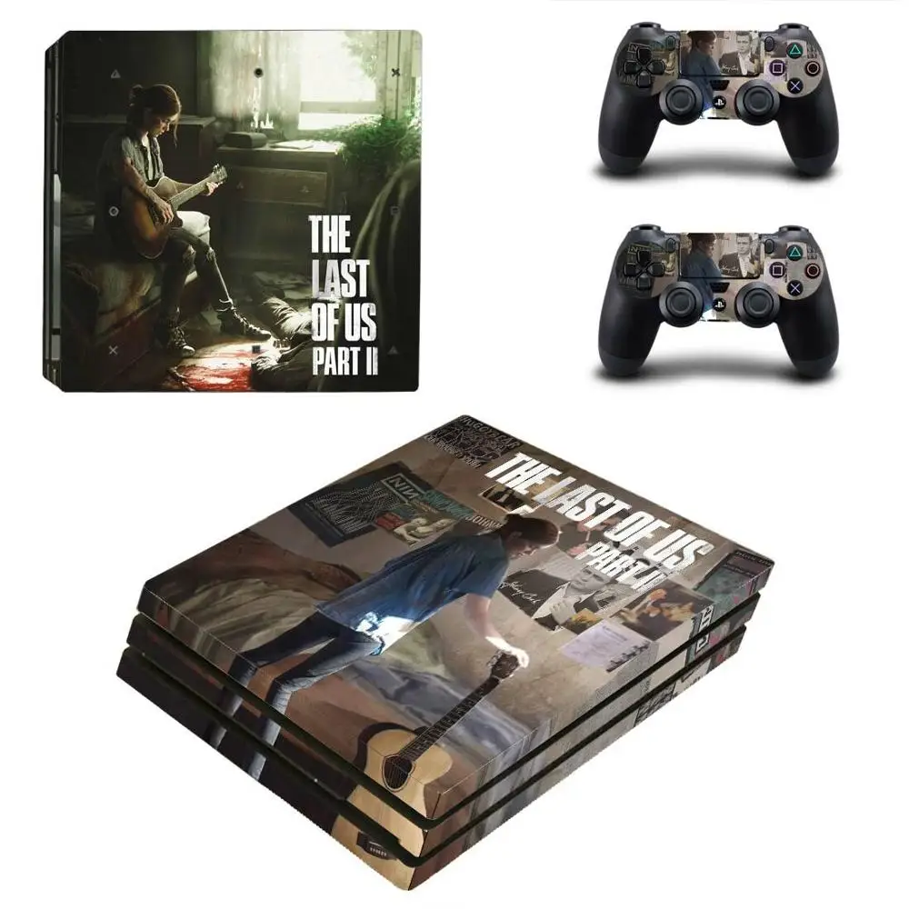 Последний из нас: Часть II PS4 Pro sticker s PS 4 Play station Виниловая наклейка для консоли и
