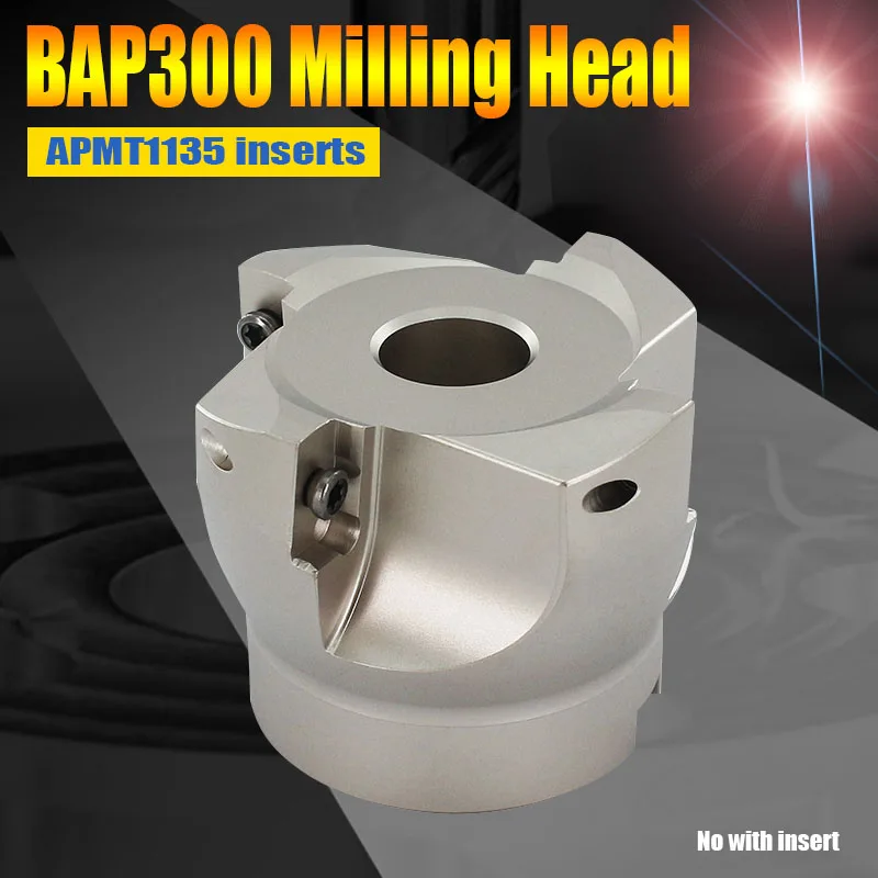 

CNC Face milling cutter head BAP300R 40-22-4T BAP 300R 63-22-4T BAP300R 50-22-4T 90 degree milling tool head use insert APMT1135