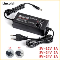 adjustable 3v 4v 5v 6v 7v 8v 9v 10v 12v 13 5v 14v 15v 16v 18v 19v 20v 21v 24v 2a 3a 5a power adapter supply display screen