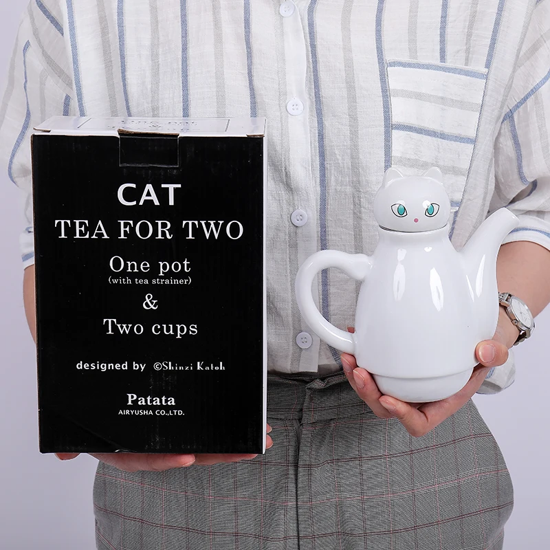 Япония Shinzi Katoh креативный керамический милый маленький кот чайный набор кофейная