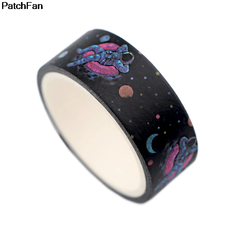 Patchfan астронавт в космосе DIY Скрапбукинг клейкая бумага Васи маскирующая лента печатные узоры наклейки A2388