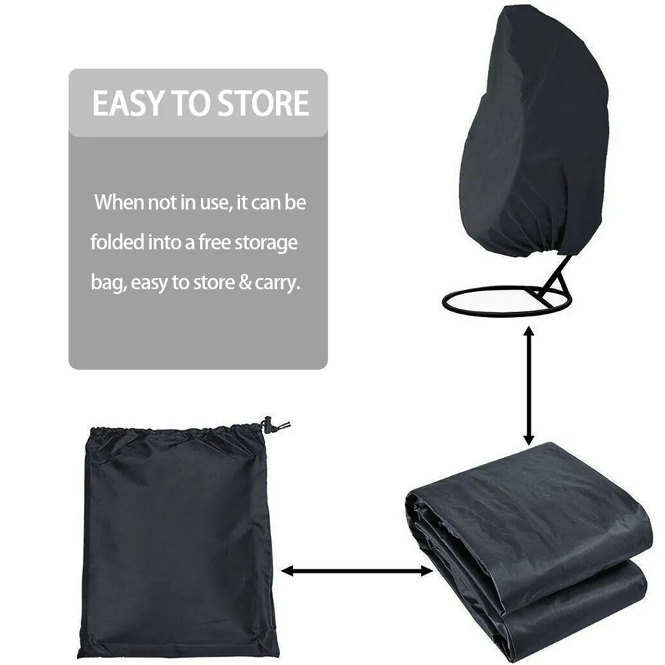 Подвесное кресло качели водонепроницаемый чехол из ротанга для защиты сада и