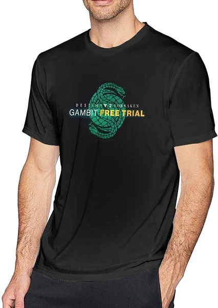 

Qin Tong T-Shirt Homme,T-Shirts à Manches Courtes Hommedes-Tiny 2 Gambit Men's T-Shirt Black Funny Baseball Summer Top