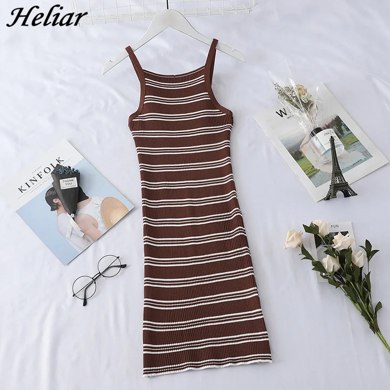 HELIAR 2019 летнее женское платье трикотажное элегантное вечернее сексуальное