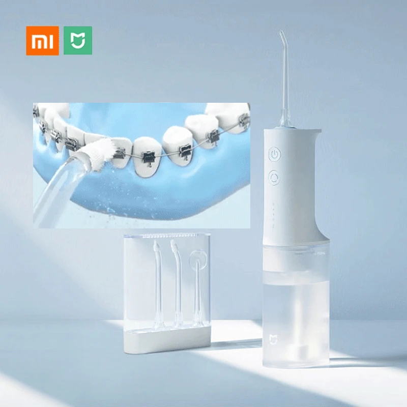 Электрический ирригатор для полости рта Xiaomi Mijia 200 мл с водонепроницаемостью IPX7 и