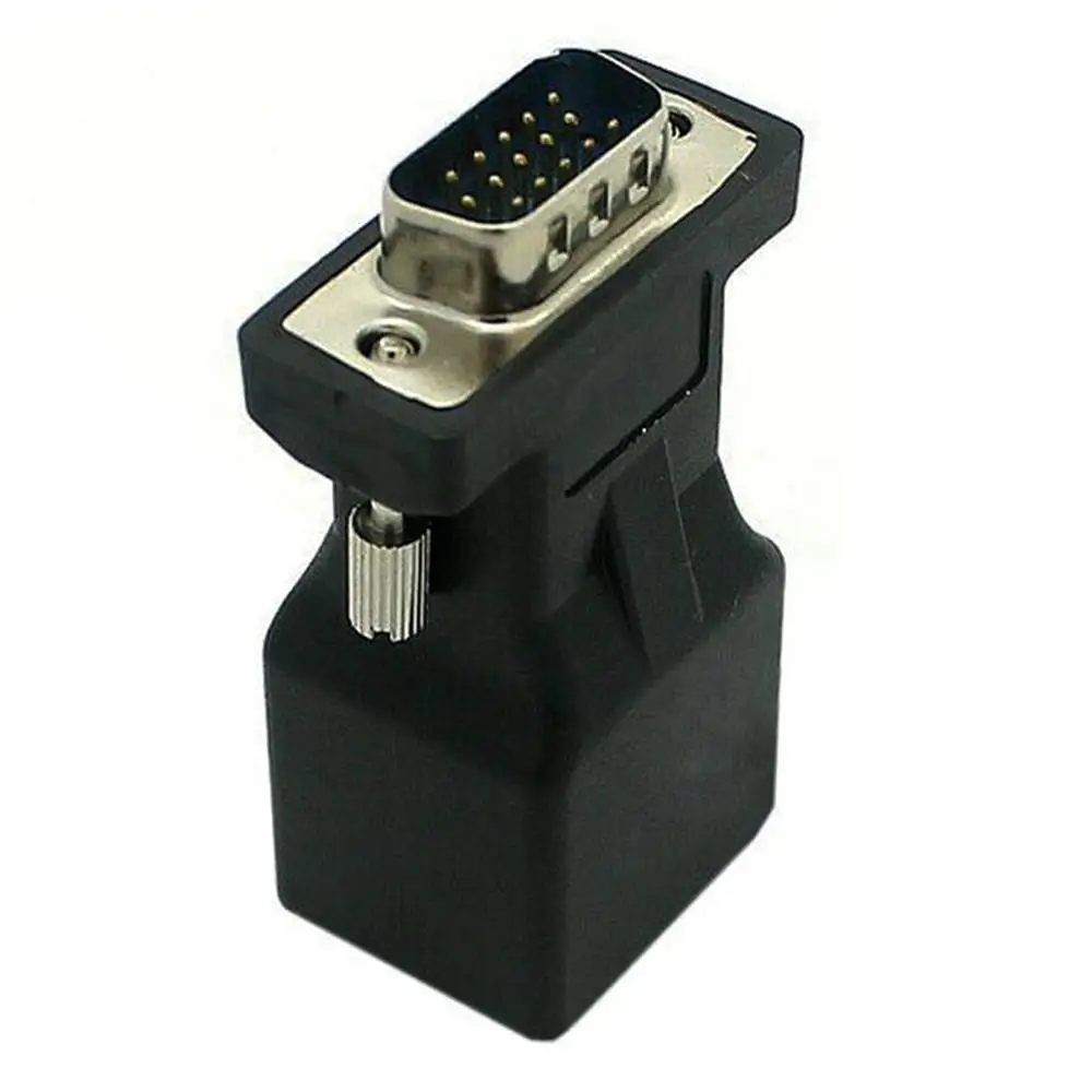 1080P VGA к RJ45 адаптер аудио кабель Aux для смарт-ТВ ноутбук DVR мультимедийный проектор