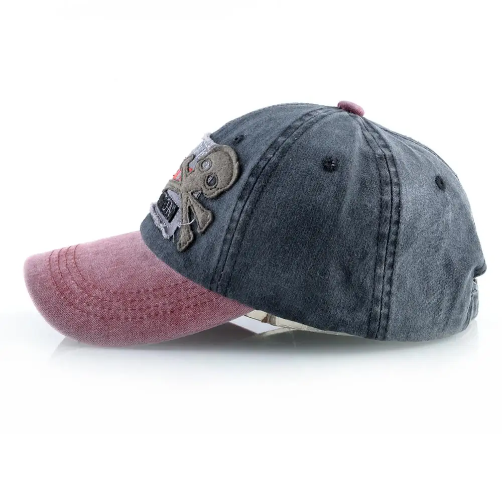 Кепка-бейсболка Мужская/женская с вышивкой модная винтажная Снэпбэк Кепка со