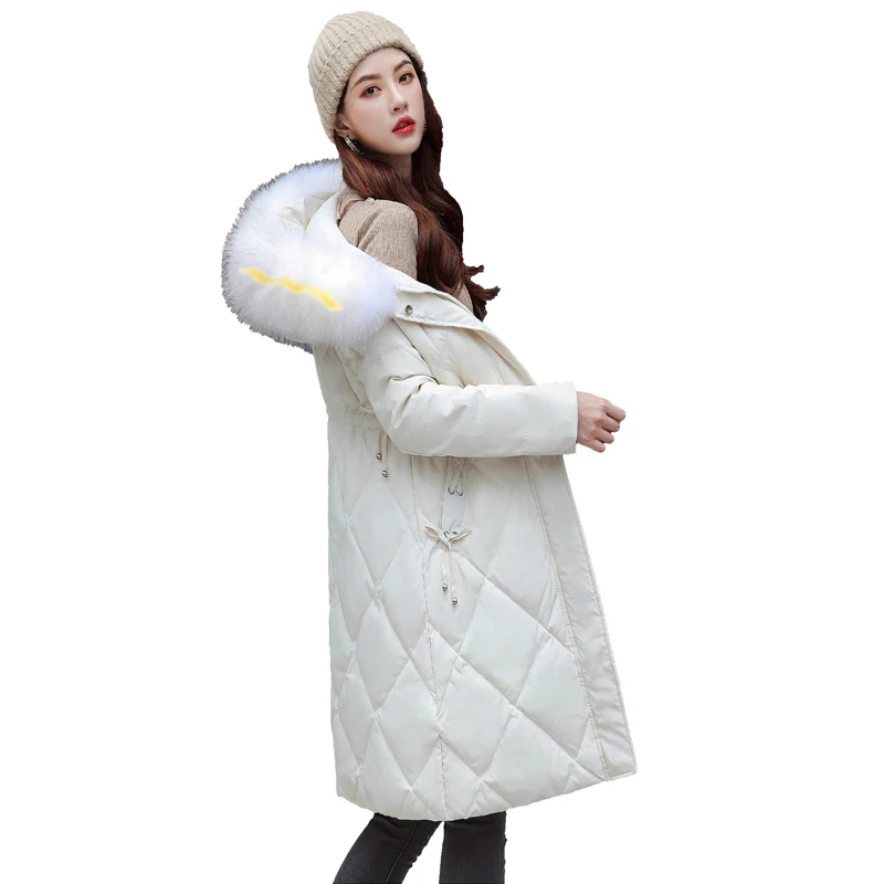 Женская зимняя куртка женская одежда с капюшоном из натурального Лисьего меха
