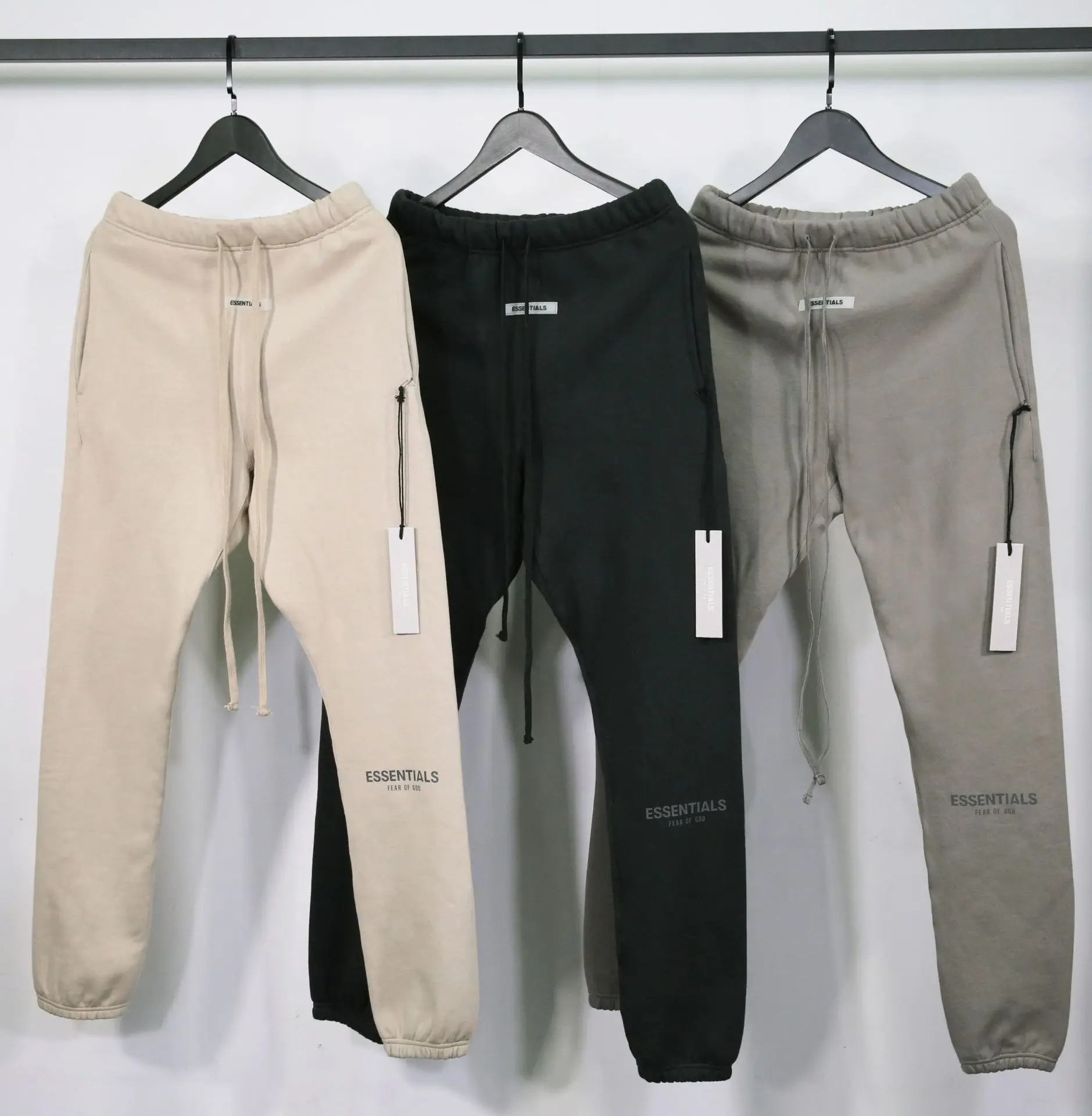 

2021 New Sweatpants Fog Essentials Kanye West Jerry Lorenzo Loose Ovesized Trousers Hip Hop Cotton Hoodie Pants Men Streetwear